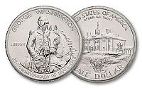 1982-D George Washington Commemorative Silver Half Dollar, Gem BU